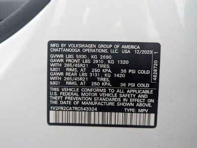 2024 Volkswagen Atlas 2.0T SEL Premium R-Line