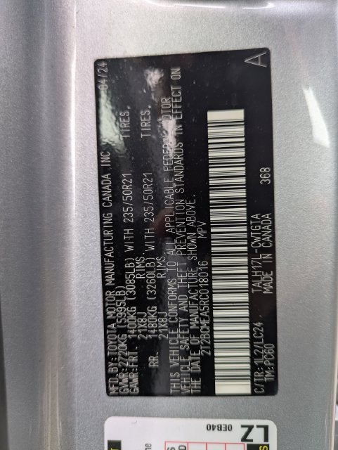 2024 Lexus RX 500h F SPORT Performance