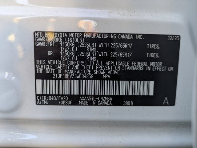 2025 Toyota RAV4 XLE