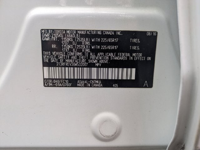 2016 Toyota RAV4 XLE