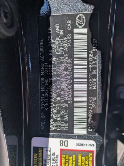 2024 Lexus ES 300h