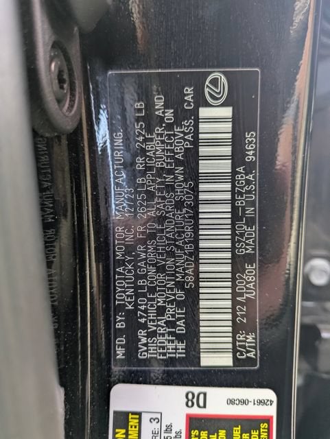 2024 Lexus ES 350