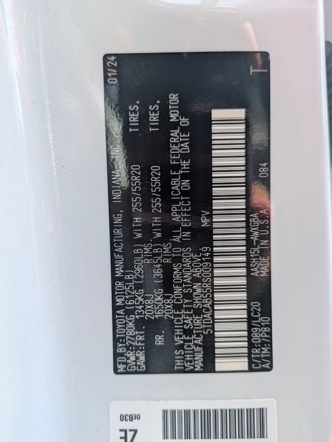 2024 Toyota Grand Highlander Limited