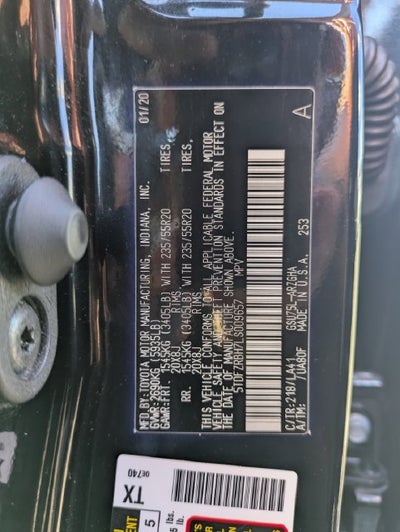2020 Toyota Highlander Platinum