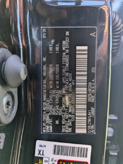 2020 Toyota Highlander Platinum