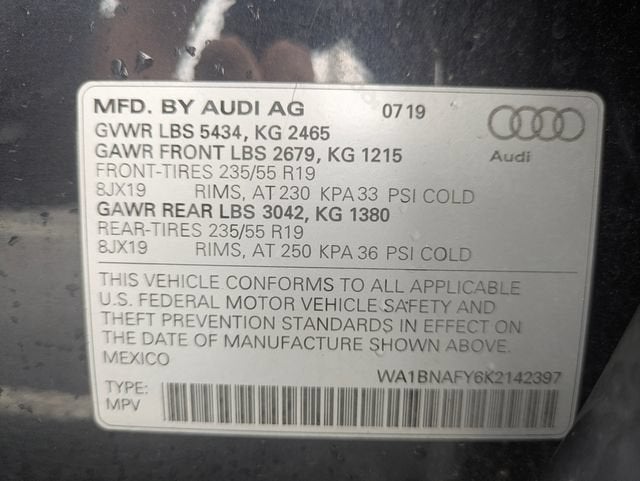 2019 Audi Q5 2.0T Premium Plus