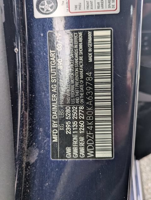 2019 Mercedes-Benz E-Class E 300