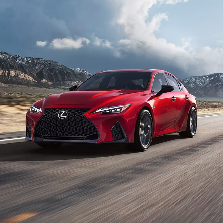 Exterior of the Lexus IS shown in Infrared.