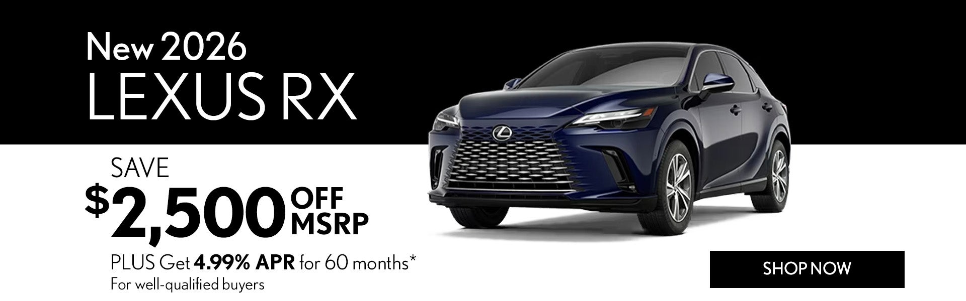 New 2026 Lexus RX