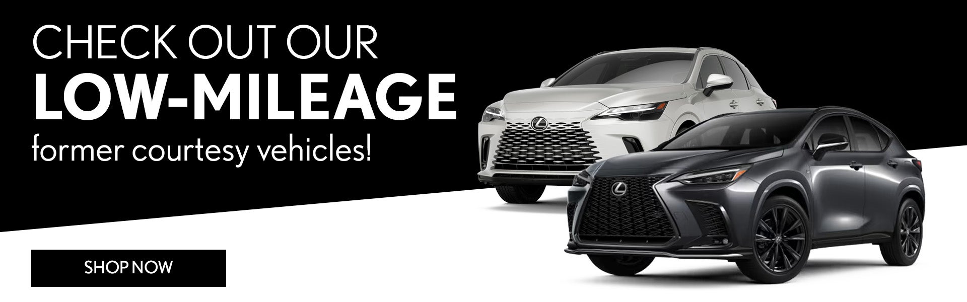 Former Lexus Courtesy Vehicles