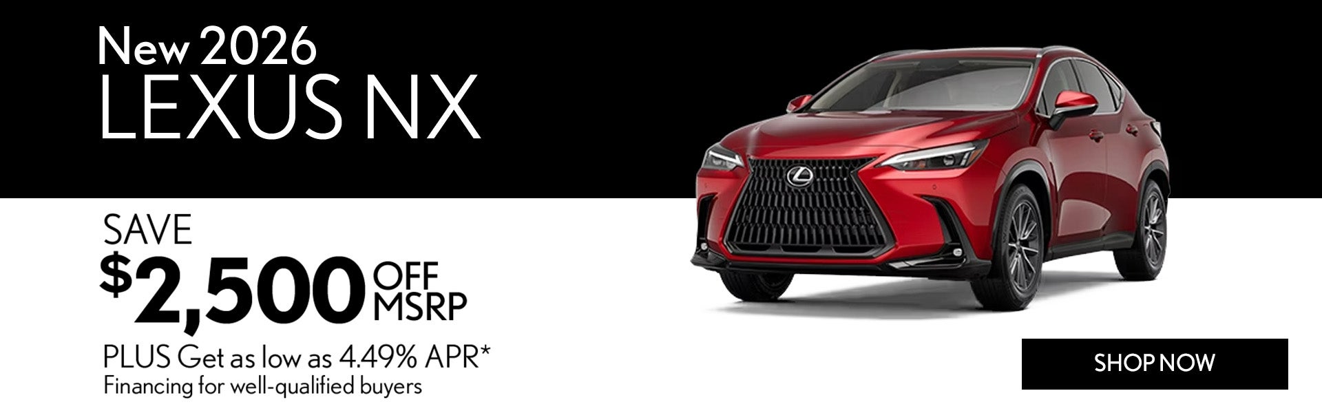 New 2026 Lexus NX