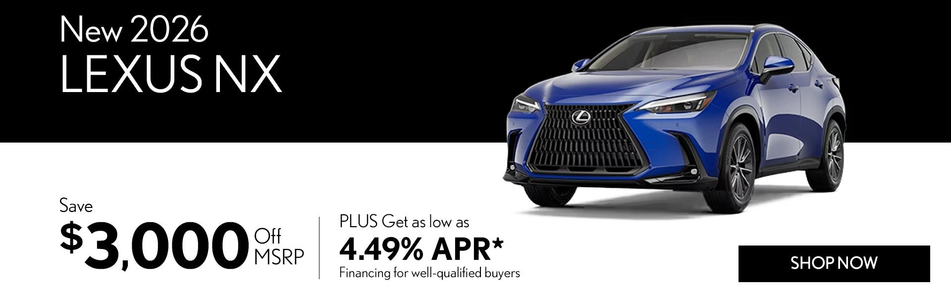 New 2026 Lexus NX