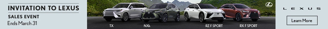 Invitation to Lexus Event