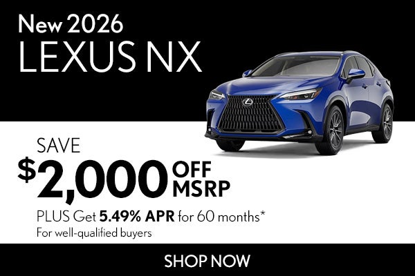 New 2026 Lexus NX