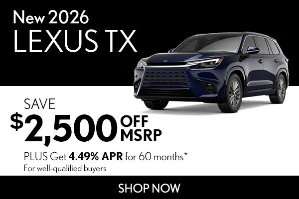 New 2026 Lexus TX