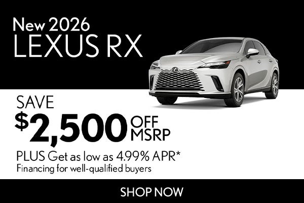 New 2026 Lexus RX