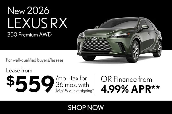 New 2026 Lexus RX 350 PREMIUM AWD