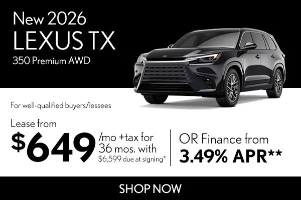 New 2026 Lexus TX 350 PREMIUM AWD